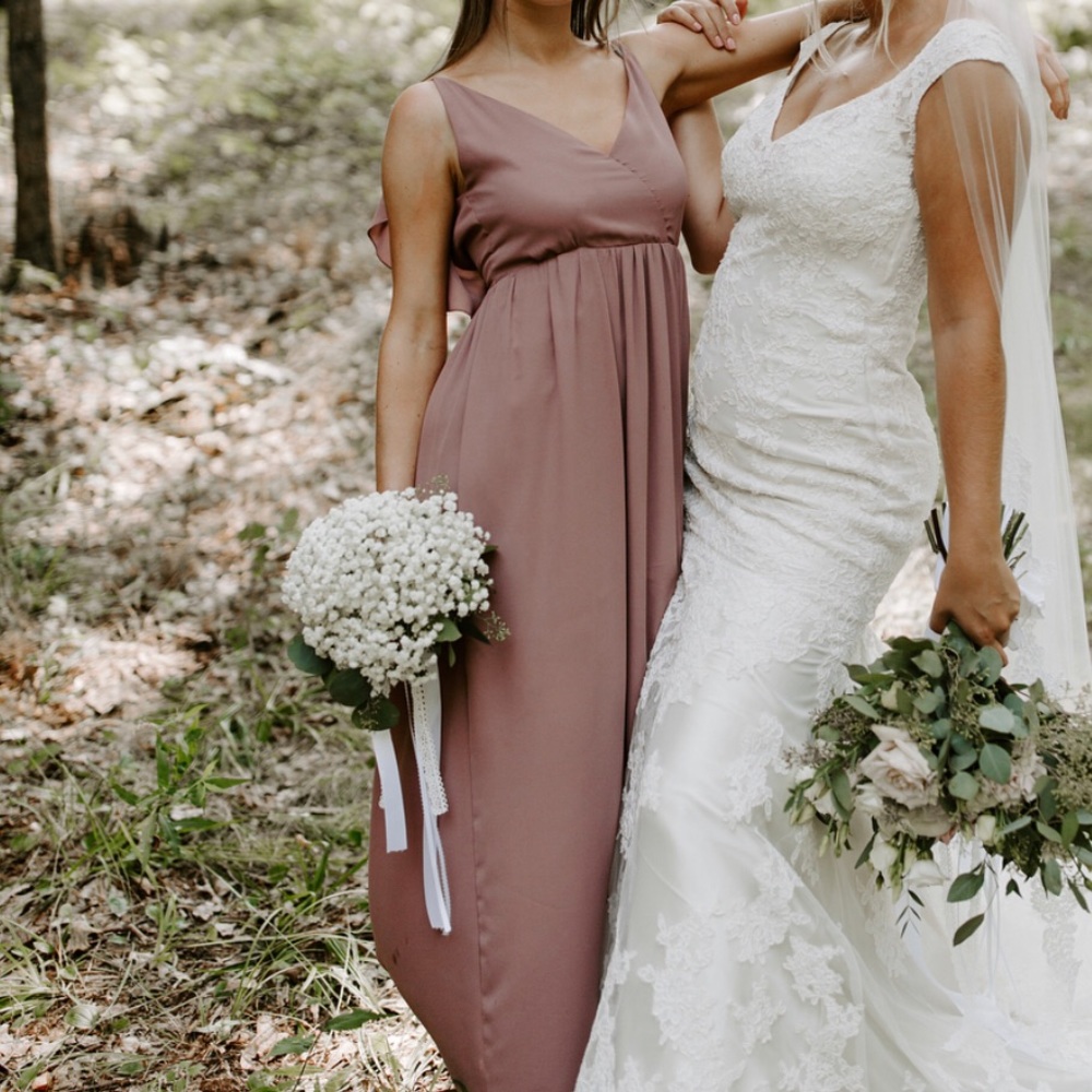 TOBI dusty rose Bridesmaid Dress 👗 Size XS